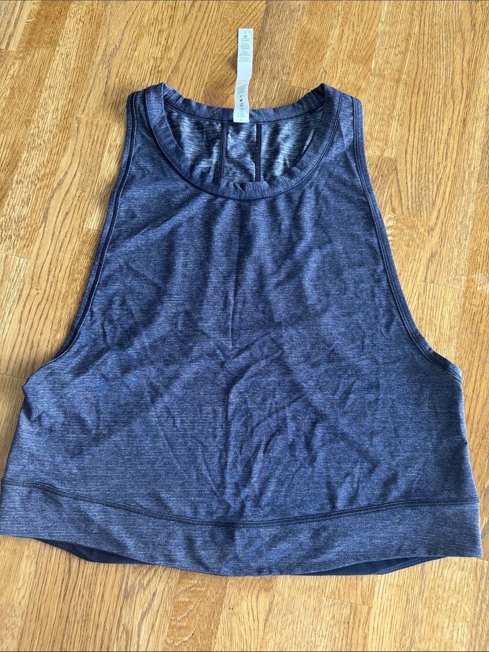 lululemon athletica Heathered Navy Muscle Tank